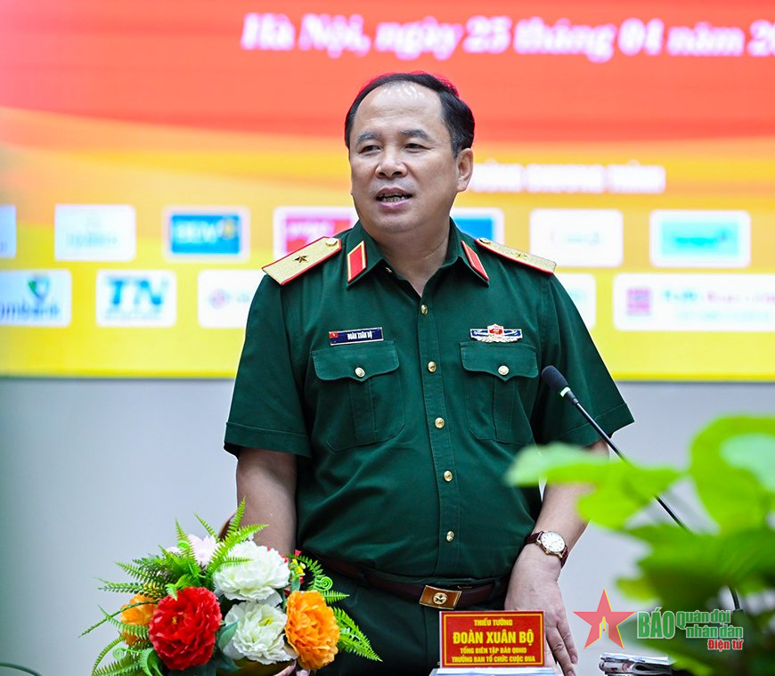 Gặp mặt báo chí công bố Cuộc đua xe đạp “Về Điện Biên Phủ - 2024, Cúp Báo Quân đội nhân dân”