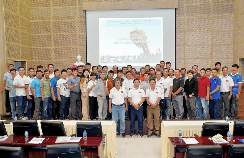 Khóa đào tạo trọng tài xe đạp quốc gia năm 2024 diễn ra từ 12-17.03.2024 tại Bà Rịa - Vũng Tàu