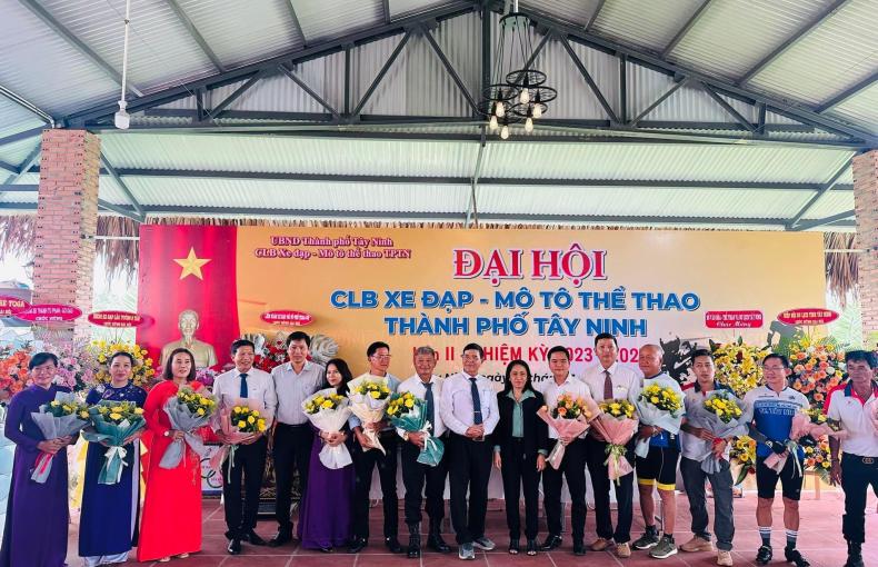 Đại hội CLB xe đạp Mô tô Thể thao tỉnh Tây Ninh lần thứ 2 ( 2023- 2027) thành công tốt đẹp.