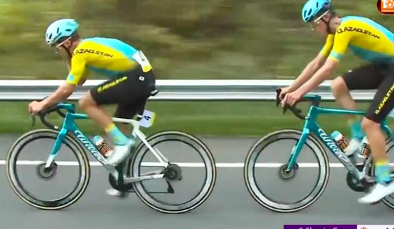 Hai tay đua Kazakhstan vừa chơi ở Tour de France quá mạnh tấn công thoát đi ảnh 1