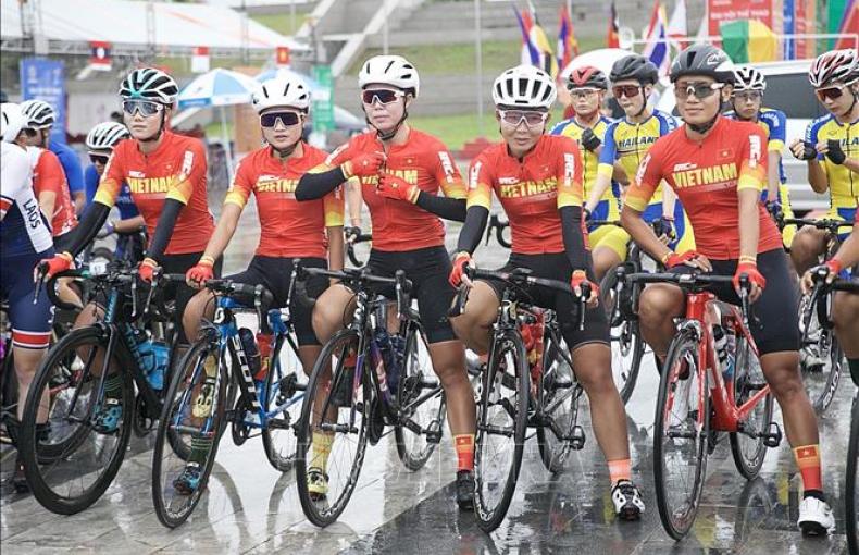 Nguyễn Thị Thật hội ngộ cùng đội tuyển Việt Nam tại giải Women’s Tour of Thailand 2023